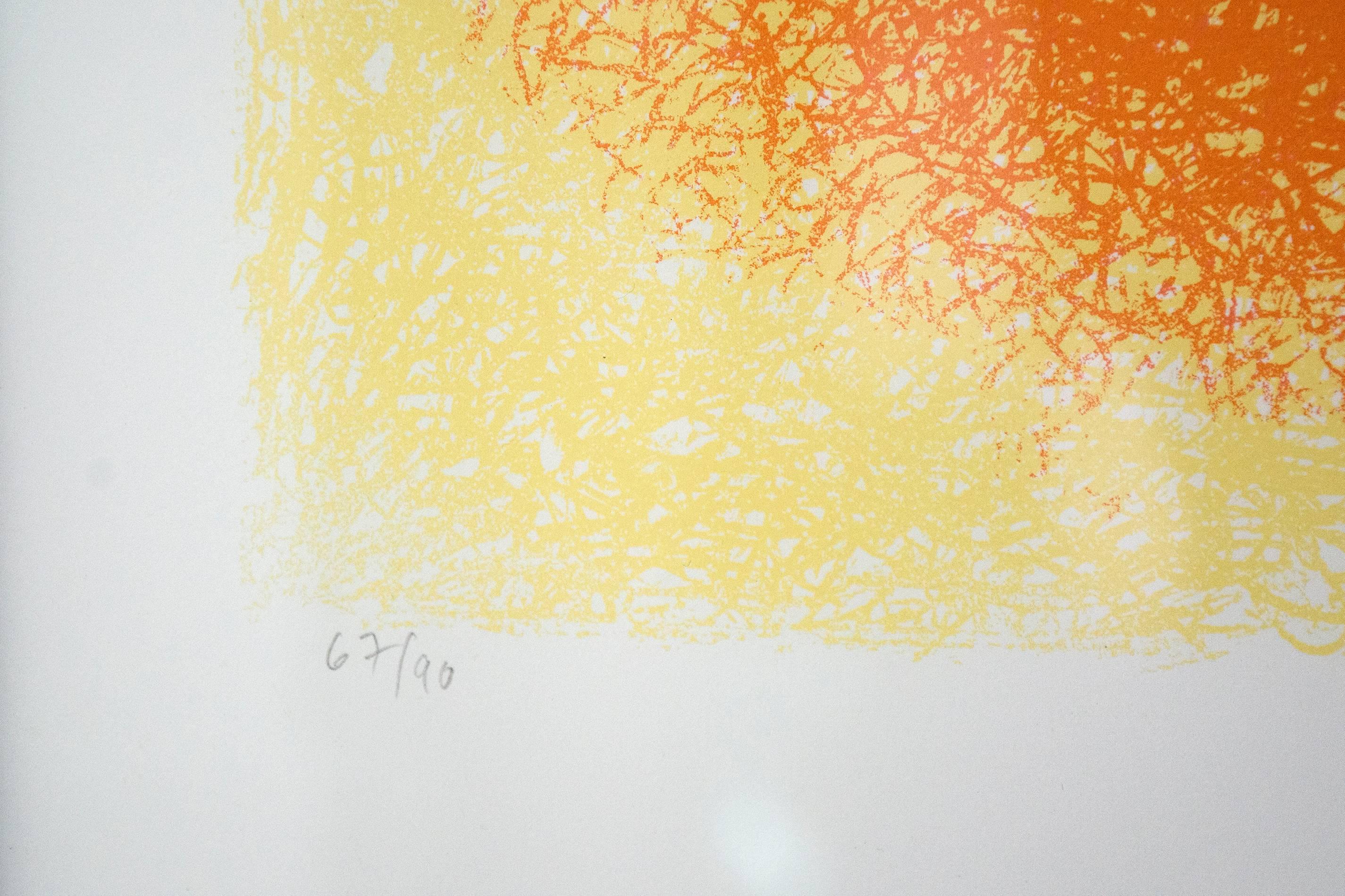 Homage To Jack Bush - Fugue - Color-Field Print by Friedel Dzubas