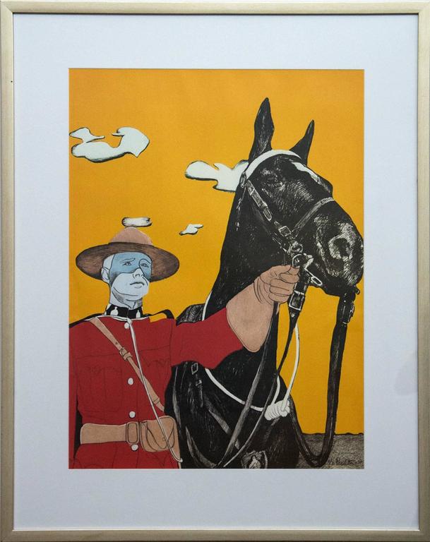 Charles Pachter Noblesse Oblige, Print For Sale at 1stdibs