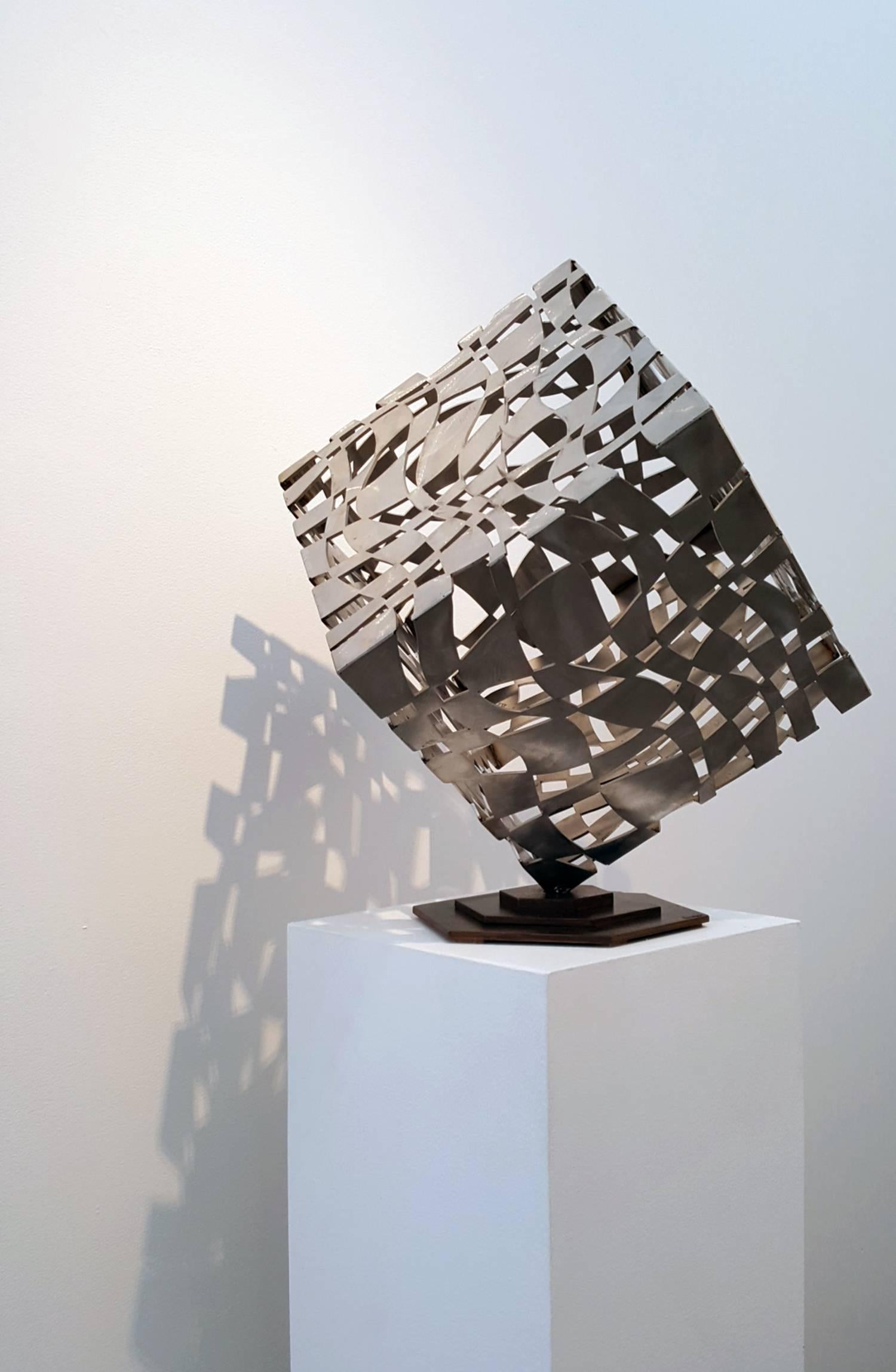 Optic Cube - Sculpture by Gord Smith
