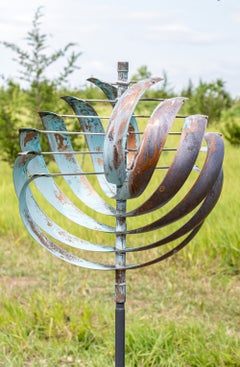 Nautilus - Wind Kinetic Sculpture, Copper and Steel