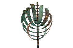 Nautilus - Wind Kinetic Sculpture, Copper and Steel