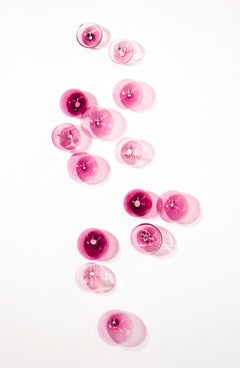 Non lasciare che ti rovinino la gioia: Pink 21426 - Scultura a forma di bolla in vetro soffiato