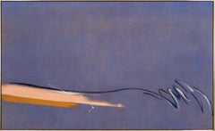 Dusk Sprint - Abstract Painting, Acrylic on Canvas, 1980s, Excellent