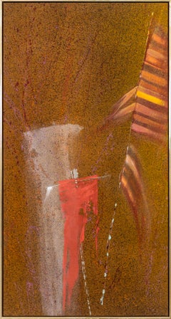 Autumn Heritage - Abstract Painting, Acrylic on Canvas, 1980s