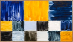 Sugiton - Abstract Painting, Acrylic on Canvas, 1990s