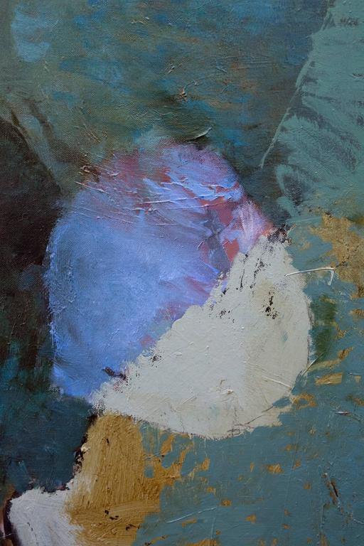 John Richard Fox Abstraction in Blue at 1stDibs