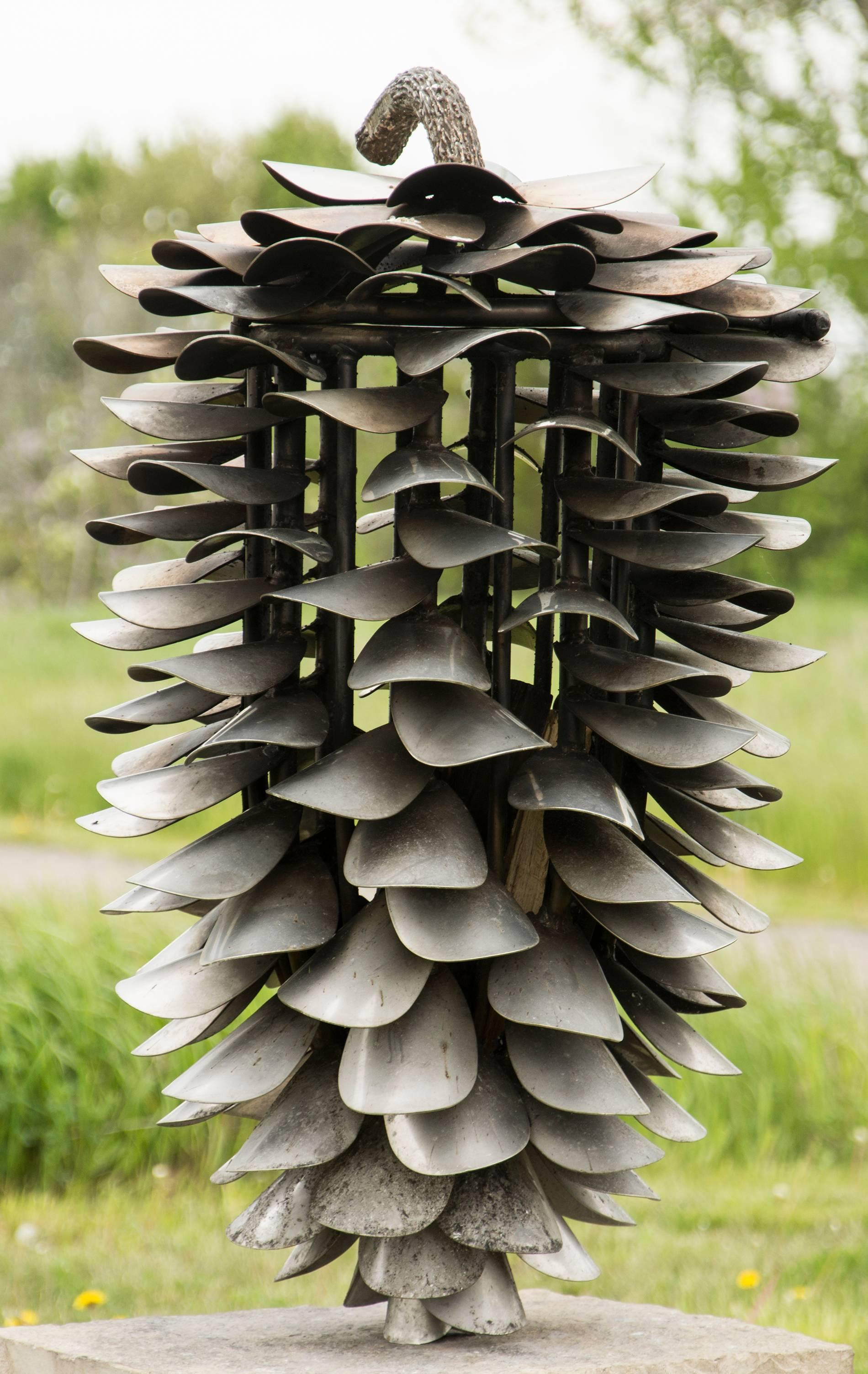 Floyd Elzinga Still-Life Sculpture - Vertical Fire Cone