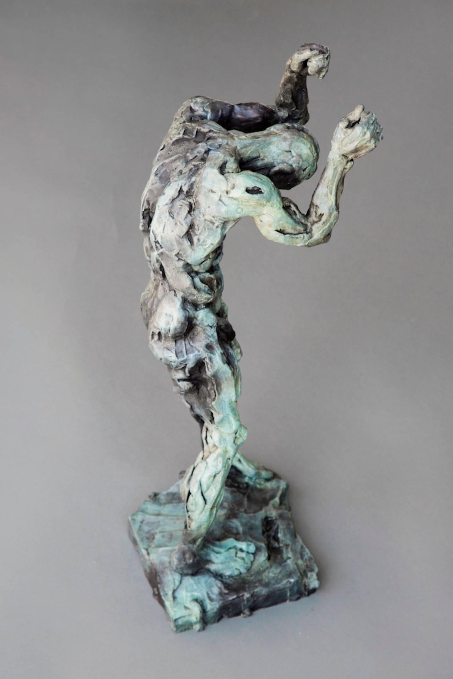 Orpheus nach dem Verschwinden von Eurydice – männliche, figurative Bronzeskulptur (Zeitgenössisch), Sculpture, von Richard Tosczak