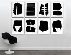 Black Shapes, Suite of 8