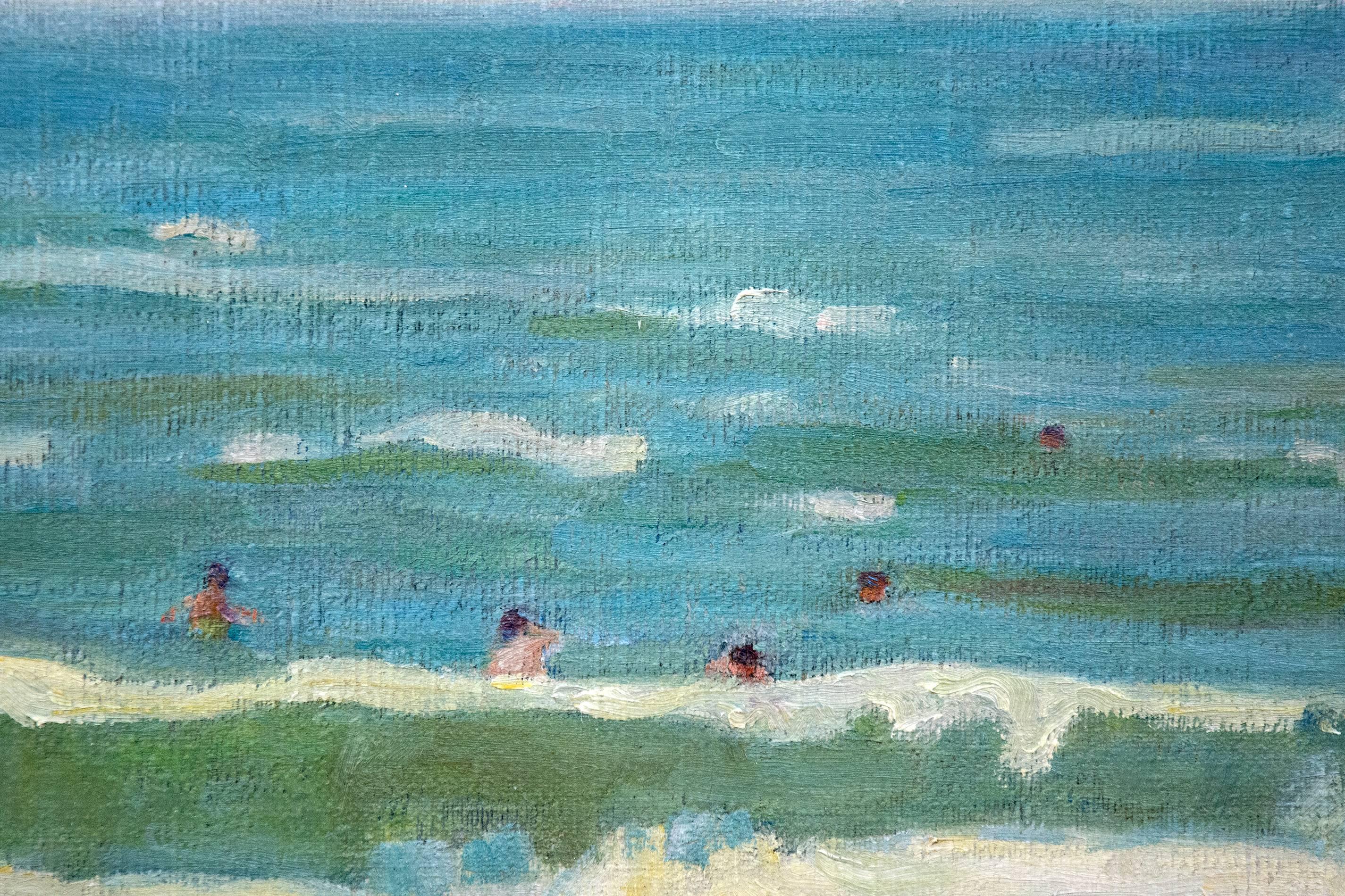 Beach Holiday - Painting by Bernice Fenwick Martin