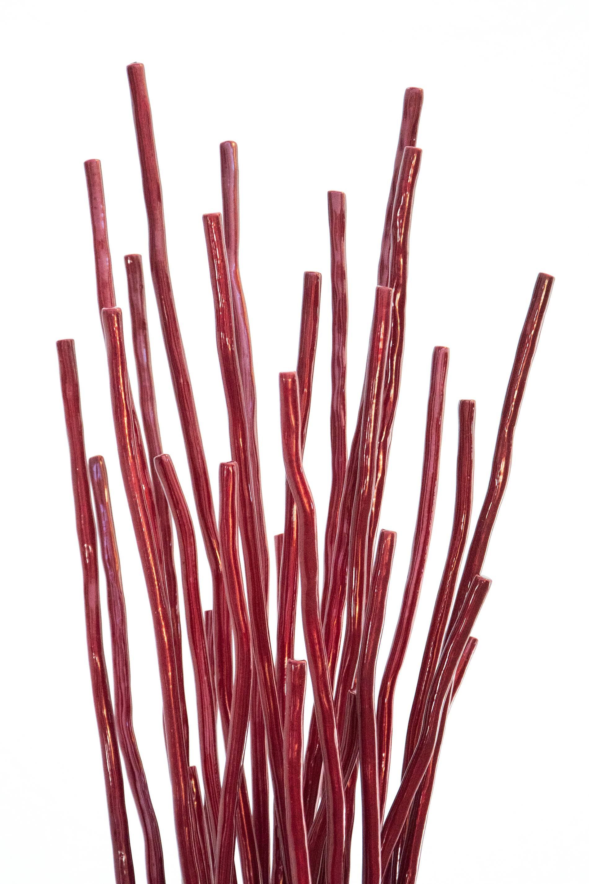 Torrential Series, Candy Red - Contemporary Sculpture by Shayne Dark