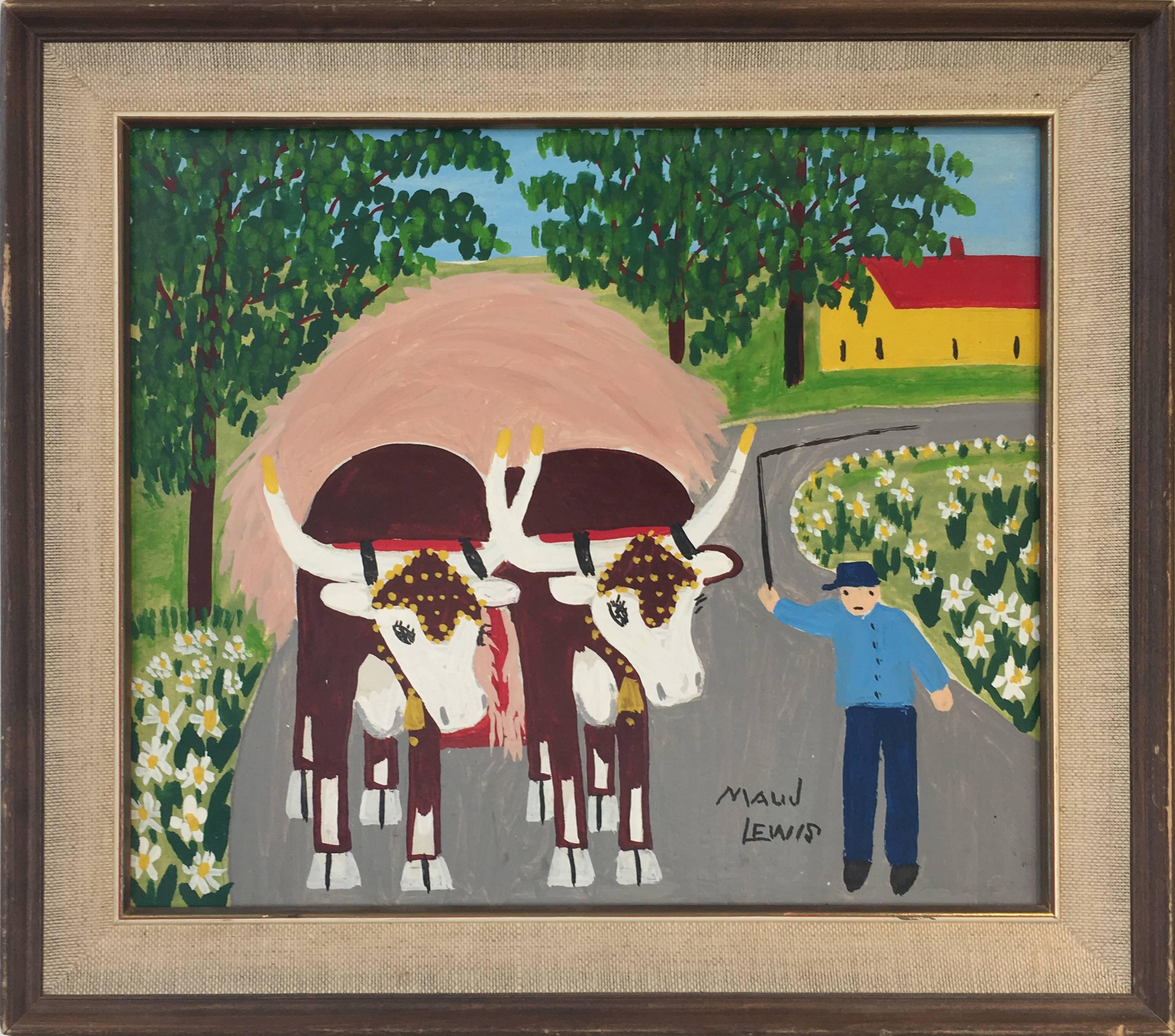 Hay Ride - Painting by Maud Lewis