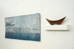 Dialogue - a narrative of journey and change, mixed media, tapestry and vessel