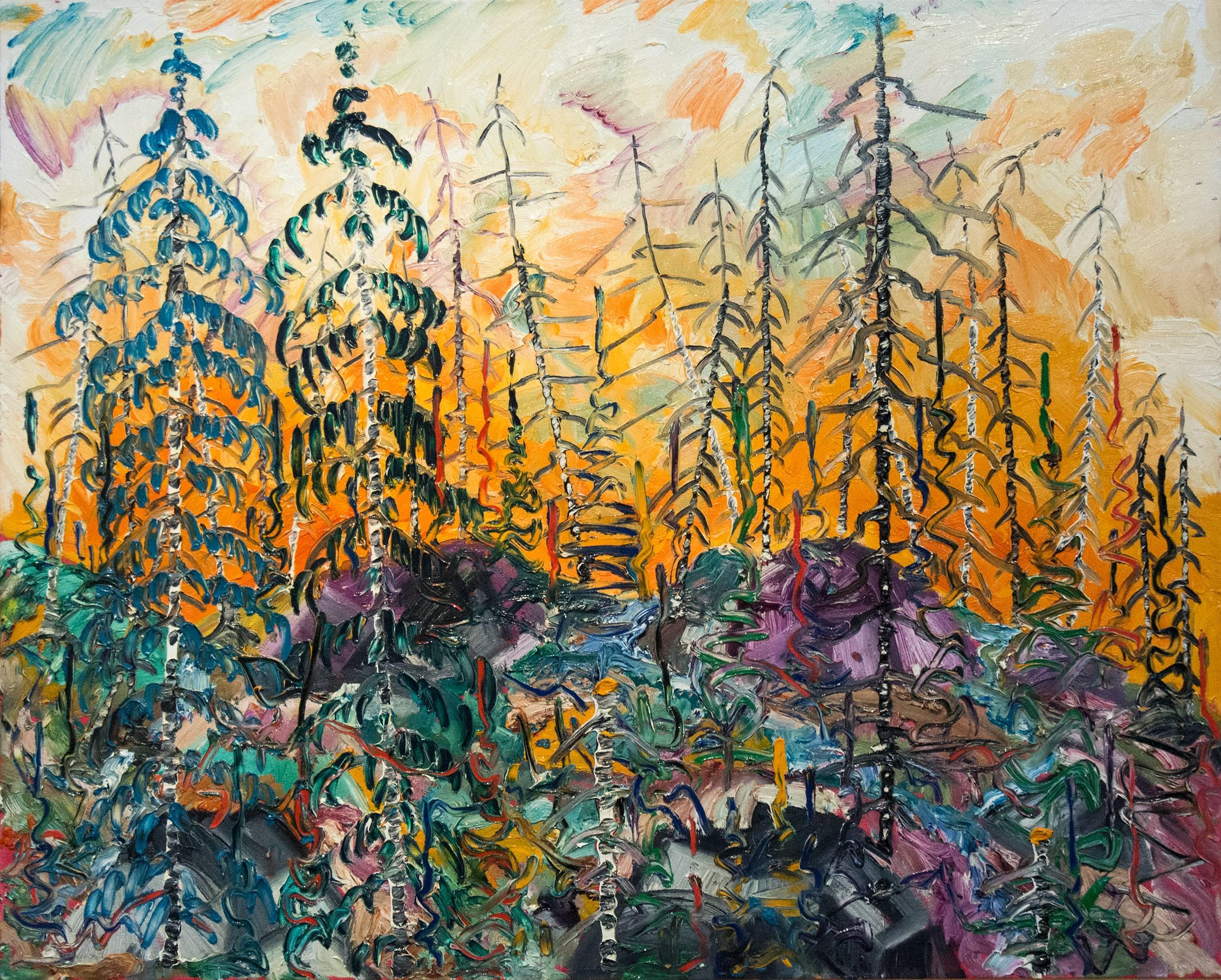 Alex Cameron Landscape Painting - Thicket II
