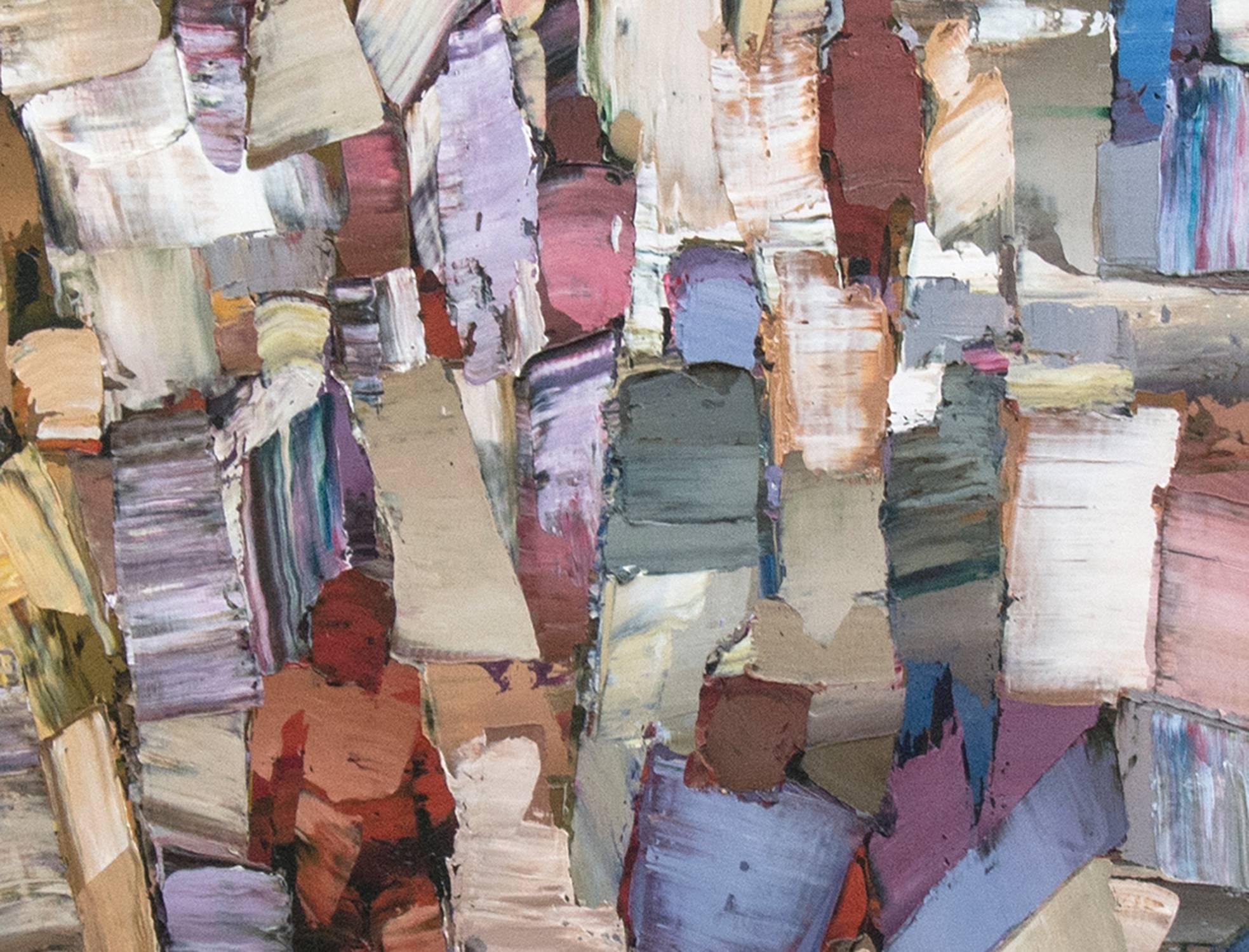 Township - Contemporary Painting by Christopher Langstroth