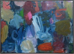 Clyde House No 87 - large, bold, colourful, gestural, abstract, oil on canvas