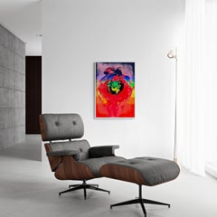 Otto Piene, After the Rainbow, 1972, serigrafia, incorniciata, firmata, edizione limitata