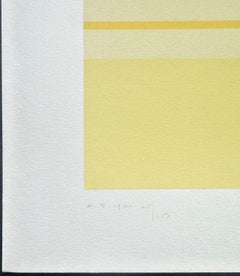 Antonio Calderara, Untitled, 1971, Color Screen Print, hand signed, limited