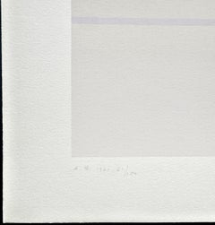 Antonio Calderara, Untitled, 1971, Color Screen Print, hand signed, limited