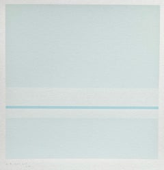 Antonio Calderara, Untitled, 1971, Color Screen Print, hand signed, limited