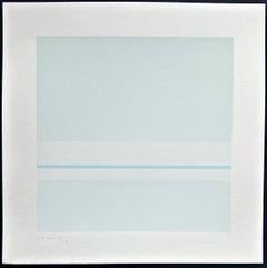Antonio Calderara, Untitled, 1971, Color Screen Print, hand signed, limited