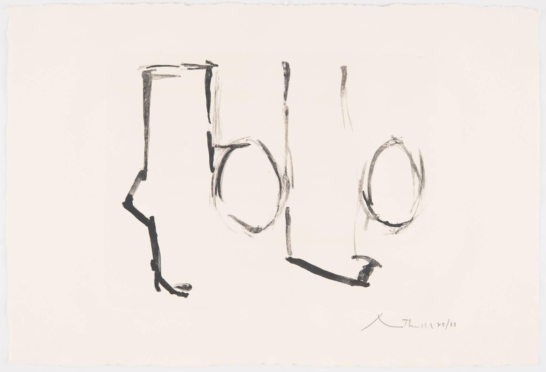 Spanish Elegy II - Print by Robert Motherwell