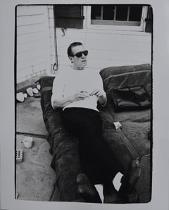 Fotografía de Andy Warhol: foto enmarcada y única del diseñador de moda Halston