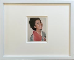 Framed Polaroid of Kimiko Powers Portrait by Andy Warhol; Authenticated.
