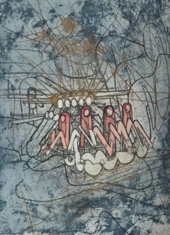 Roberto Matta : recueil de 11 gravures et aquatintes