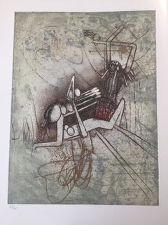 Roberto Matta Portfolio of 11 etchings and aquatint