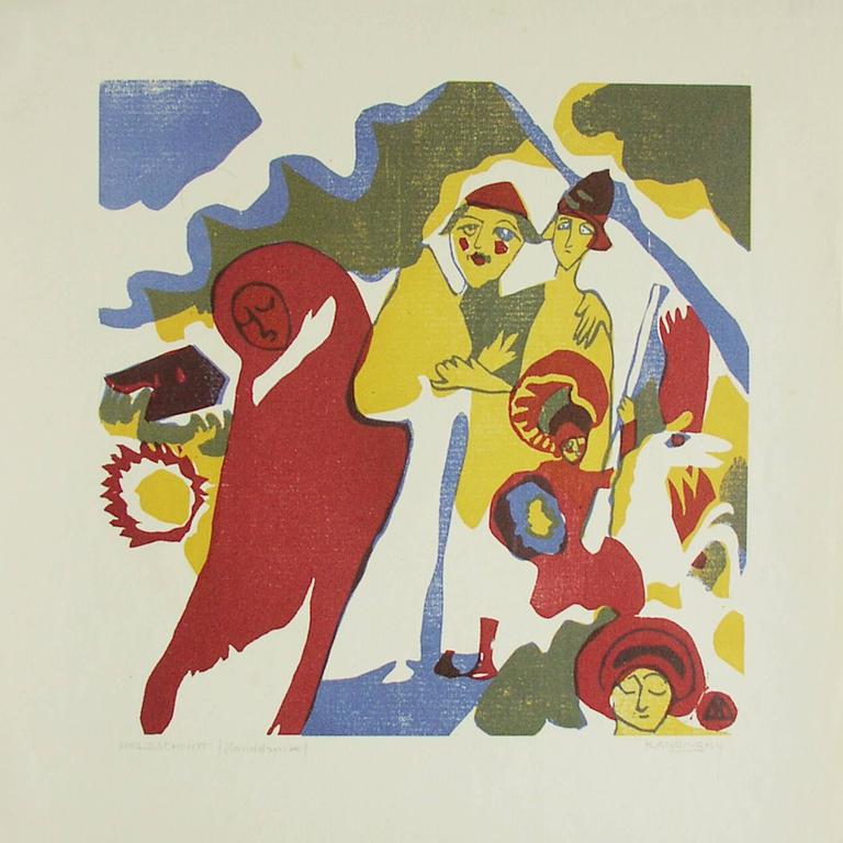 Wassily Kandinsky Abstract Print - Allerheiligen- All Saints Day.