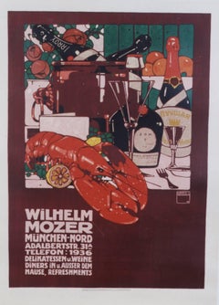 Wilhelm/Mozer/Munchen-Nord/Adalbertstr. 31A/Telefon 1939 /Delikatessen.