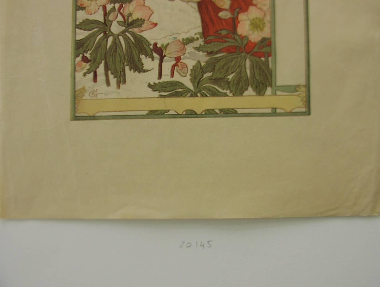 Belle Jardinaire - Print de Eugene Grasset