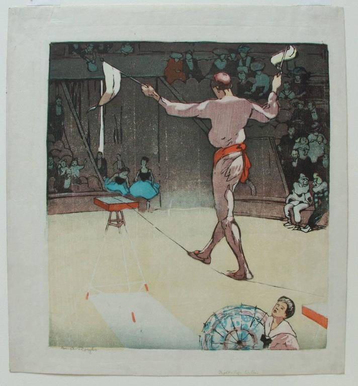 Mabel Allington Royds Tightrope Dancer For Sale At 1stdibs Mabel Allington Royds Tightrope Dancer For Sale At 1stdibs