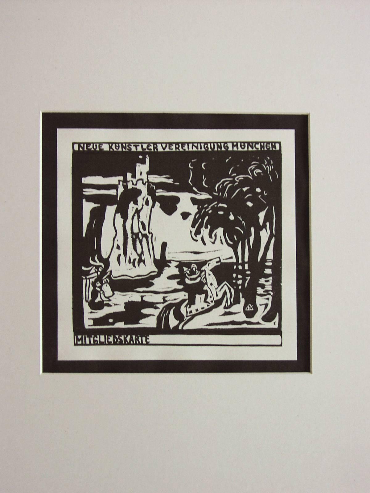 Wassily Kandinsky Abstract Print –  Felson,