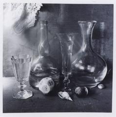Vintage Still Life with Dice 