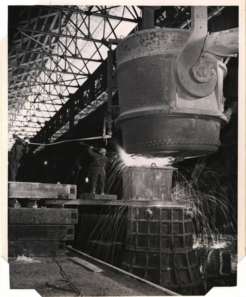 Unknown Black and White Photograph - Homestead Works of US Steel Munhall, Pennsylvania