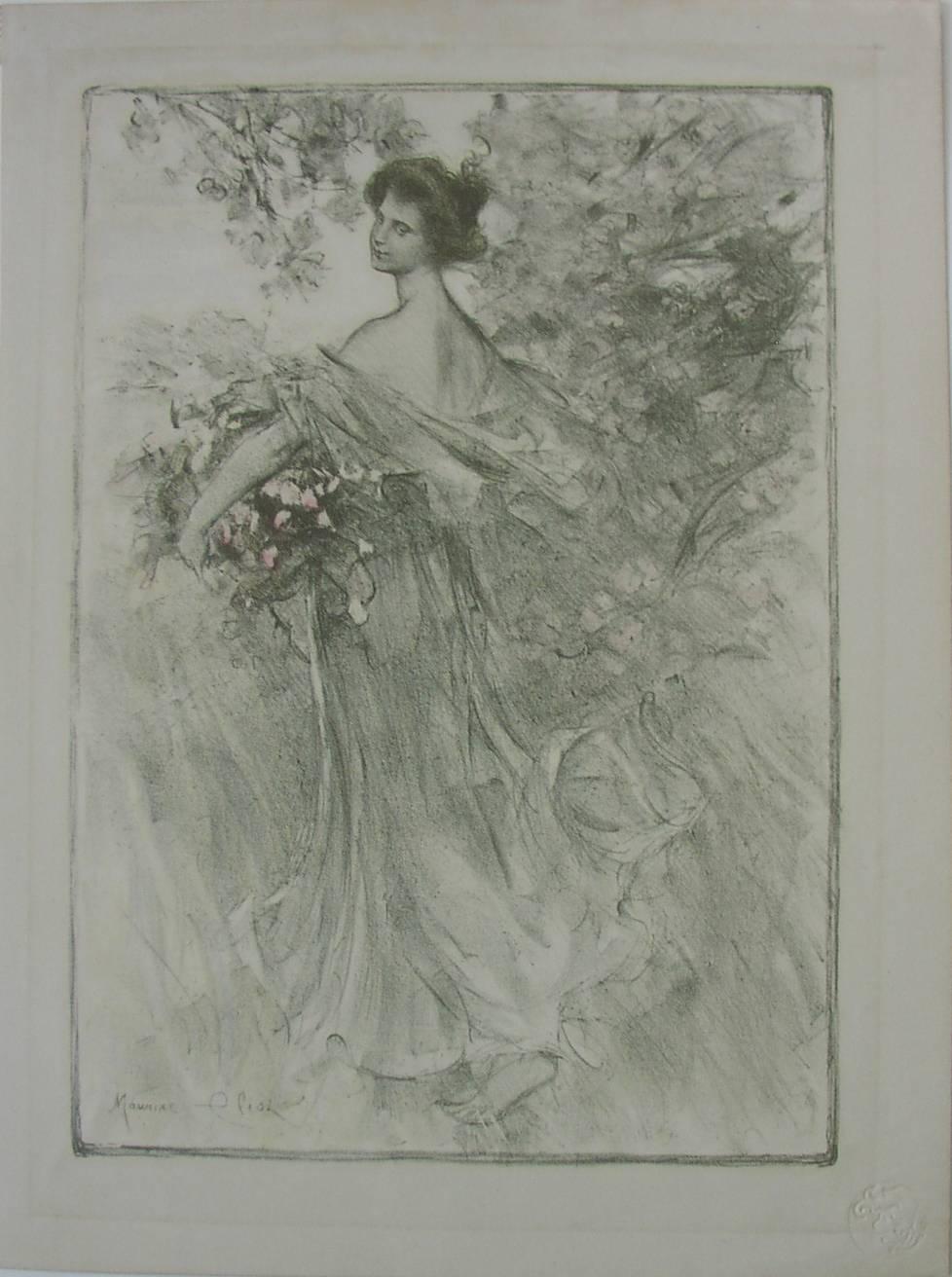 Maurice Eliot Figurative Print - Printemps (The Spring)