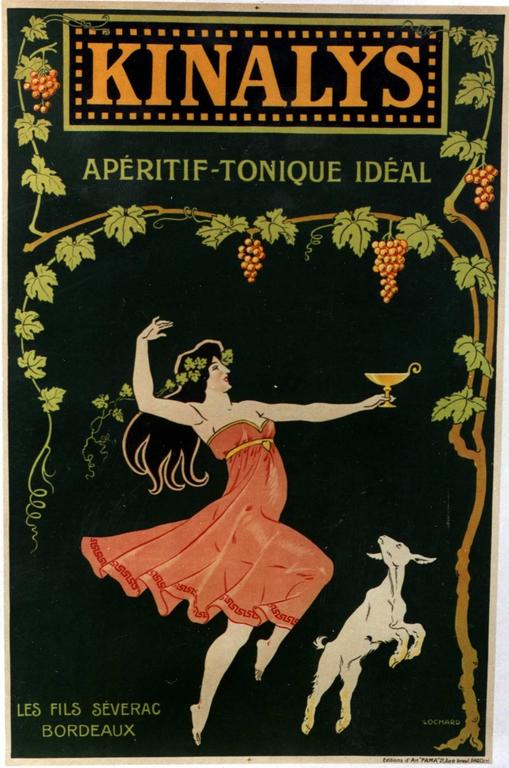 Felix Lochard Figurative Print - Kinalys -Aperatif - Tonic Ideal/Les Fils Severac- Bordeaux