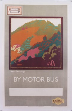 london underground prints By Motorbus, (Near Dorking) London Underground
