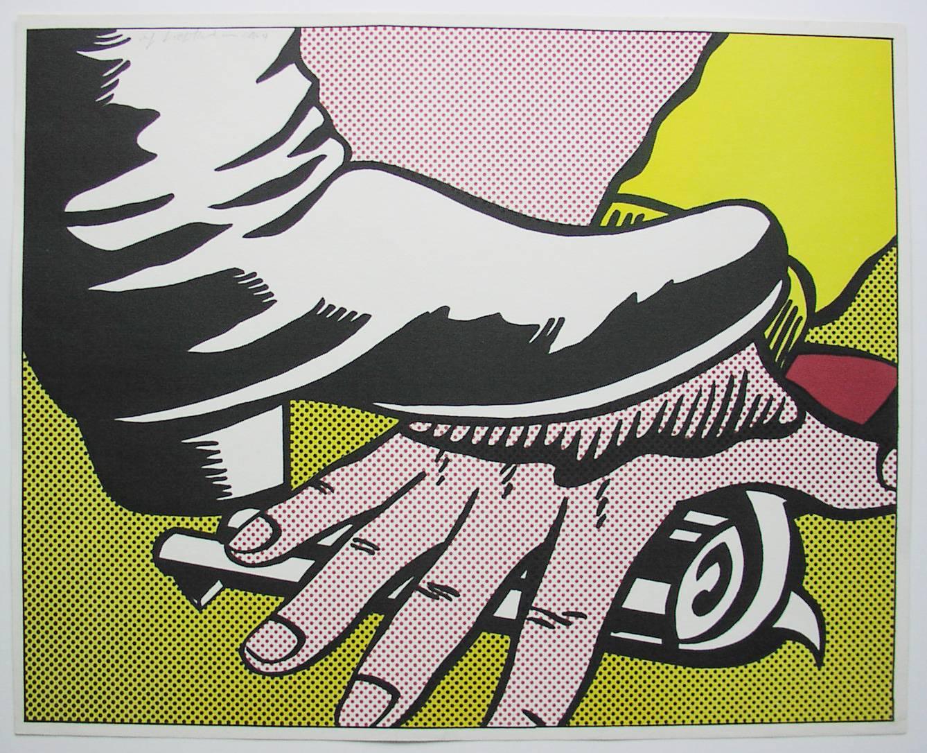 Roy Lichtenstein Figurative Print - Foot and Hand