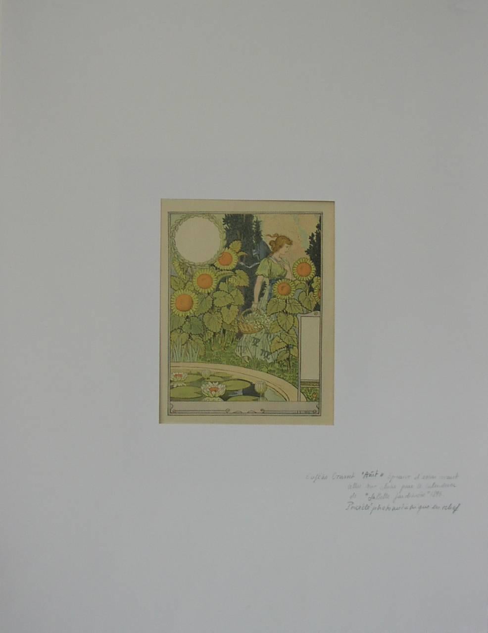 Belle Jardinaire - Print by Eugene Grasset