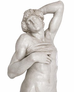 Dying Slave, after Michelangelo, Monumental Over Life-Size Plaster Cast