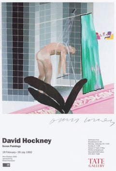 Hand-Signed Man in Shower in Beverly Hills