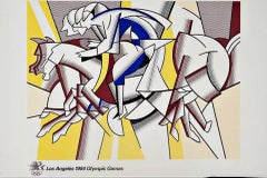 Hand-Signed 1984 Los Angeles Olympic Games Poster