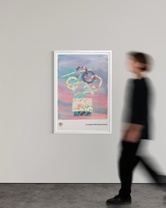 Hand-Signed 1984 Los Angeles Olympic Games Poster
