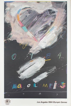Hand-Signed 1984 Los Angeles Olympic Games Poster