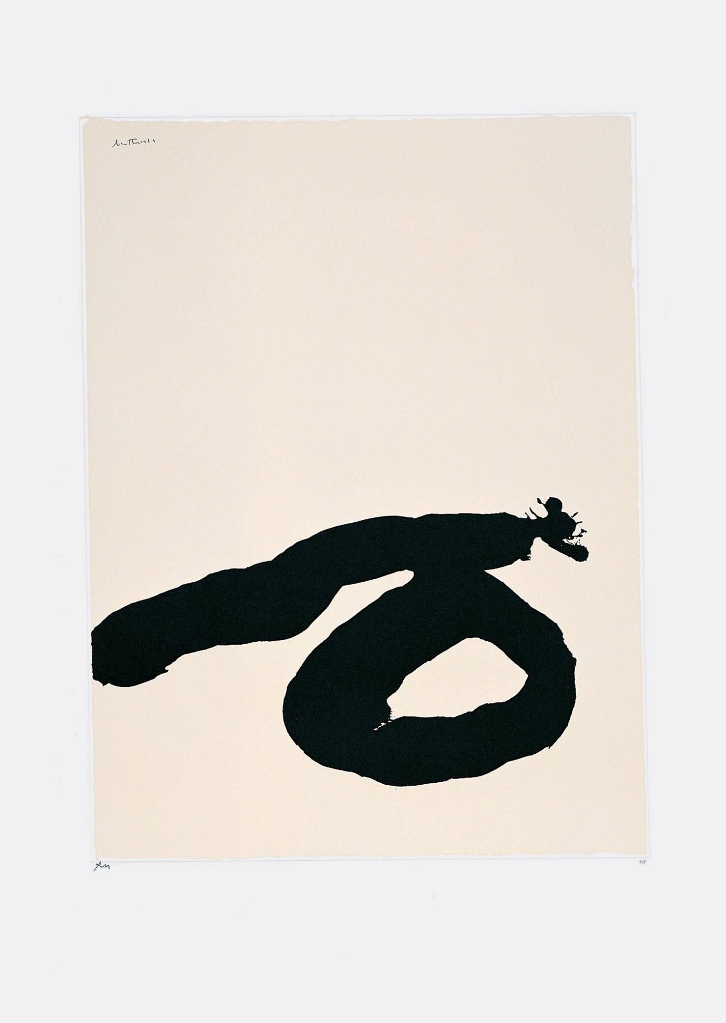 Robert Motherwell Abstract Print - Africa Suite No. 7