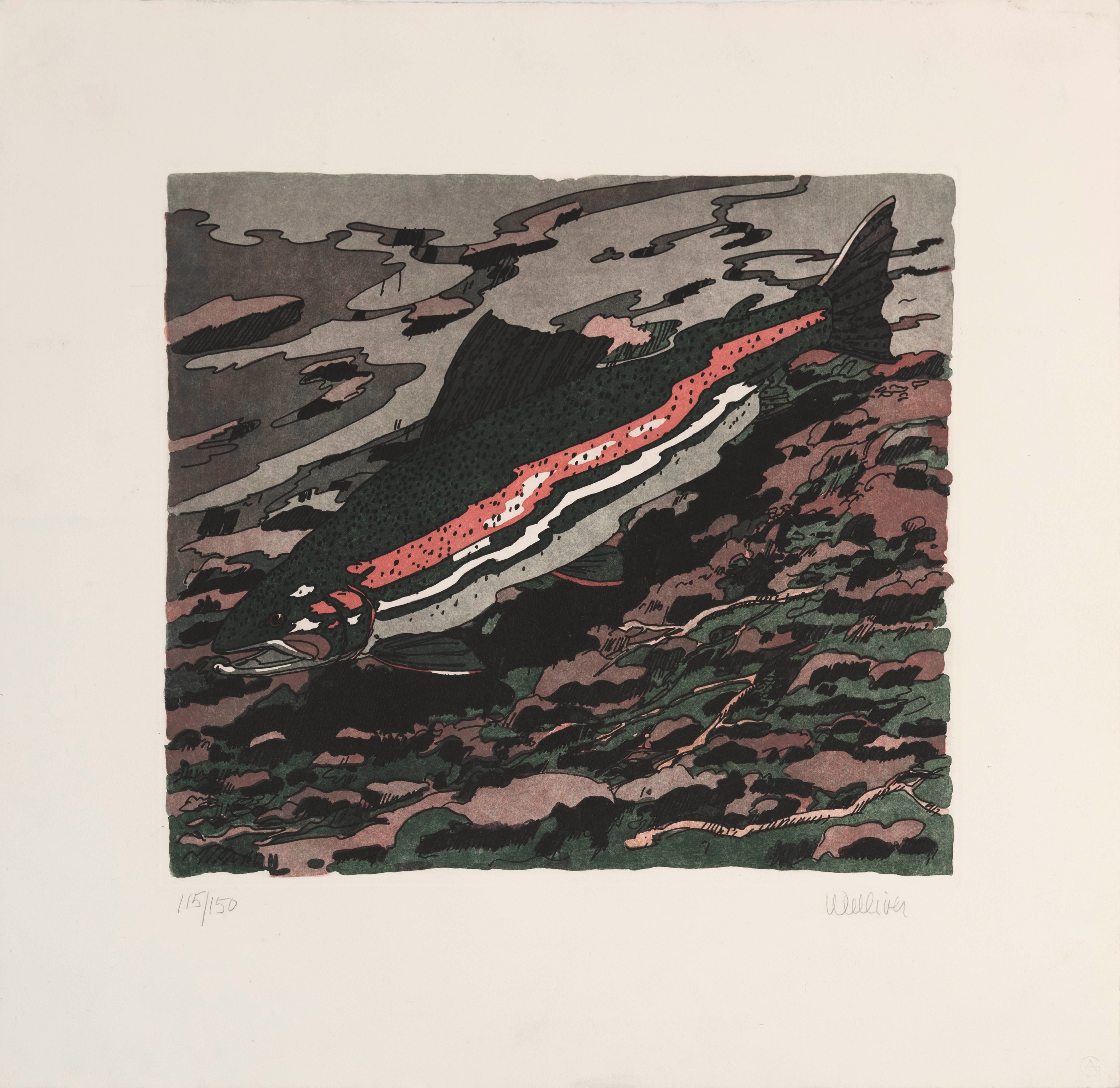 Neil Welliver Winter Rainbow For Sale At 1stdibs