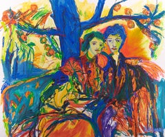 COMMON GROUND (XXL-format), Acrylic and Oil Crayon on Canvas, 2026